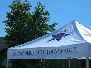 Canopy Designed for Kuna Police Activities League